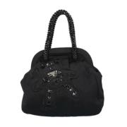 Prada Vintage Pre-owned Silke prada-vskor Black, Dam