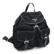 Prada Vintage Pre-owned Tyg prada-vskor Black, Dam