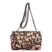 Chanel Vintage Pre-owned Canvas chanel-vskor Beige, Dam