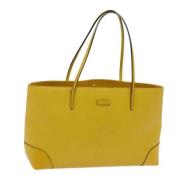 Gucci Vintage Pre-owned Laeder gucci-vskor Yellow, Dam