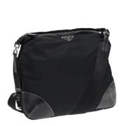 Prada Vintage Pre-owned Nylon prada-vskor Black, Dam