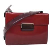 Prada Vintage Pre-owned Laeder prada-vskor Red, Dam