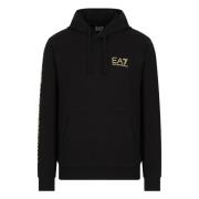 Emporio Armani EA7 Hoodies Black, Herr