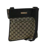 Gucci Vintage Pre-owned Canvas gucci-vskor Beige, Dam