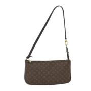 Louis Vuitton Vintage Pre-owned Canvas kuvertvskor Brown, Dam