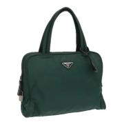 Prada Vintage Pre-owned Nylon prada-vskor Green, Dam