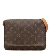 Louis Vuitton Vintage Pre-owned Canvas louis-vuitton-vskor Brown, Dam