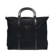 Prada Vintage Pre-owned Tyg prada-vskor Black, Dam