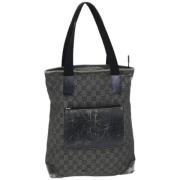 Gucci Vintage Pre-owned Canvas gucci-vskor Black, Dam