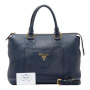 Prada Vintage Pre-owned Laeder prada-vskor Blue, Dam