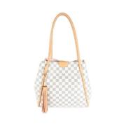 Louis Vuitton Vintage Pre-owned Laeder axelremsvskor Beige, Dam