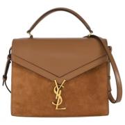 Yves Saint Laurent Vintage Pre-owned Laeder handvskor Brown, Dam