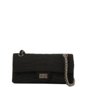 Chanel Vintage Pre-owned Tyg chanel-vskor Black, Dam