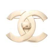 Chanel Vintage Pre-owned Metall chanel-smycken Yellow, Dam