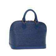 Louis Vuitton Vintage Pre-owned Laeder handvskor Blue, Dam