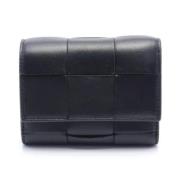 Bottega Veneta Vintage Pre-owned Laeder plnbcker Black, Dam