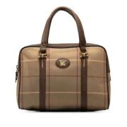 Burberry Vintage Pre-owned Canvas handvskor Brown, Dam