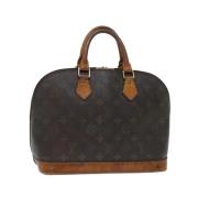 Louis Vuitton Vintage Pre-owned Canvas handvskor Brown, Dam