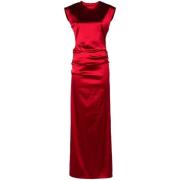 Max Mara Röd Klänning Höj Garderob Elegant Stil Red, Dam