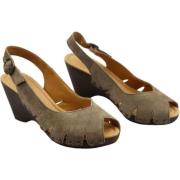 Gabor Slide Sandal - Taupe Gray, Dam