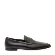 Tod's Svarta läderloafers Black, Herr