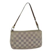 Louis Vuitton Vintage Pre-owned Canvas kuvertvskor White, Dam