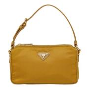 Prada Vintage Pre-owned Tyg prada-vskor Brown, Dam