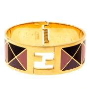 Fendi Vintage Pre-owned Metall armband Multicolor, Dam