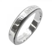 Tiffany & Co. Pre-owned Pre-owned Platina ringar Gray, Dam