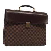 Louis Vuitton Vintage Pre-owned Canvas louis-vuitton-vskor Brown, Dam