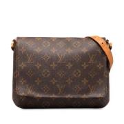 Louis Vuitton Vintage Pre-owned Canvas louis-vuitton-vskor Brown, Dam