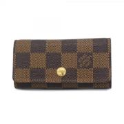 Louis Vuitton Vintage Pre-owned Tyg nyckelhllare Brown, Dam