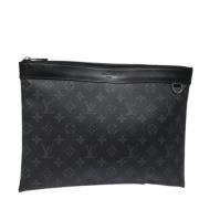 Louis Vuitton Vintage Pre-owned Canvas kuvertvskor Black, Dam