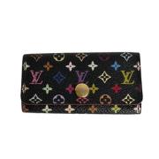 Louis Vuitton Vintage Pre-owned Laeder nyckelhllare Black, Dam