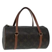 Louis Vuitton Vintage Pre-owned Canvas handvskor Brown, Dam