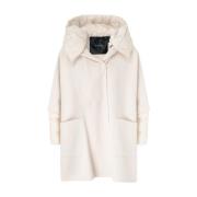 Pinko Beige Ullmedalj Cape Beige, Dam