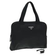 Prada Vintage Pre-owned Nylon prada-vskor Black, Dam