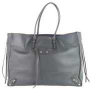 Balenciaga Vintage Pre-owned Laeder balenciaga-vskor Gray, Dam