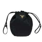 Prada Vintage Pre-owned Tyg prada-vskor Black, Dam