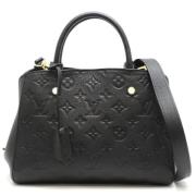 Louis Vuitton Vintage Pre-owned Tyg handvskor Black, Dam