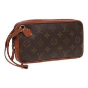 Louis Vuitton Vintage Pre-owned Canvas kuvertvskor Brown, Dam