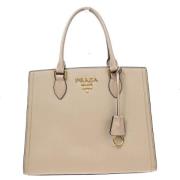 Prada Vintage Pre-owned Laeder prada-vskor Beige, Dam