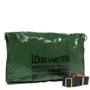 Louis Vuitton Vintage Pre-owned Tyg louis-vuitton-vskor Green, Dam