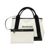 Balenciaga Vintage Pre-owned Canvas balenciaga-vskor White, Dam