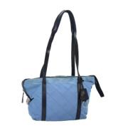 Prada Vintage Pre-owned Nylon prada-vskor Blue, Dam