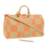 Louis Vuitton Vintage Pre-owned Canvas louis-vuitton-vskor Beige, Dam