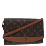 Louis Vuitton Vintage Pre-owned Canvas louis-vuitton-vskor Brown, Dam