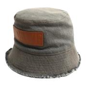 Loewe Pre-owned Pre-owned Denim hattar-och-kepsar Gray, Dam