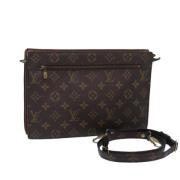 Louis Vuitton Vintage Pre-owned Canvas louis-vuitton-vskor Brown, Dam