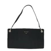 Prada Vintage Pre-owned Tyg prada-vskor Black, Dam